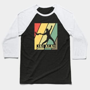 Retro Vintage Jai Alai Pelota Basque Jai Alai Baseball T-Shirt